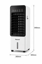 Nesmair 5L Chaud/Froid — Ventilateur de climatisation 2-en-1, chauffage 2000 W et rafraîchissement, oscillation, télécommande — Blanc