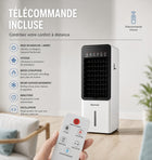 Nesmair 5L Chaud/Froid — Ventilateur de climatisation 2-en-1, chauffage 2000 W et rafraîchissement, oscillation, télécommande — Blanc